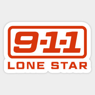 9-1-1: Lone Star logo Sticker